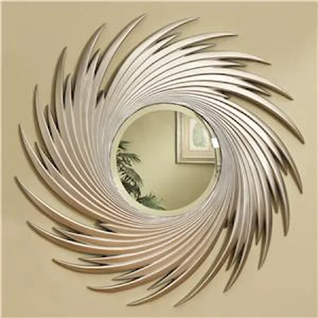 Round Spiral Mirror